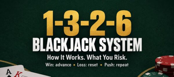 How Does the 1-3-2-6 Blackjack Betting System Work?