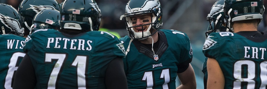 The NFL Betting Odds favors the Eagles by 6 points.