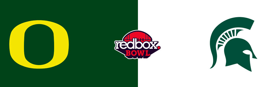 Michigan State vs Oregon 2018 Redbox Bowl Lines