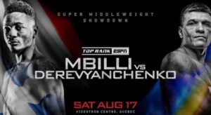 Boxing Betting: Mbilli vs Derevyanchenko Highlights Quebec City Card