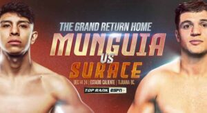 December Boxing Fight Tonight with Mungia and Akhmadaliev in Action on Saturday