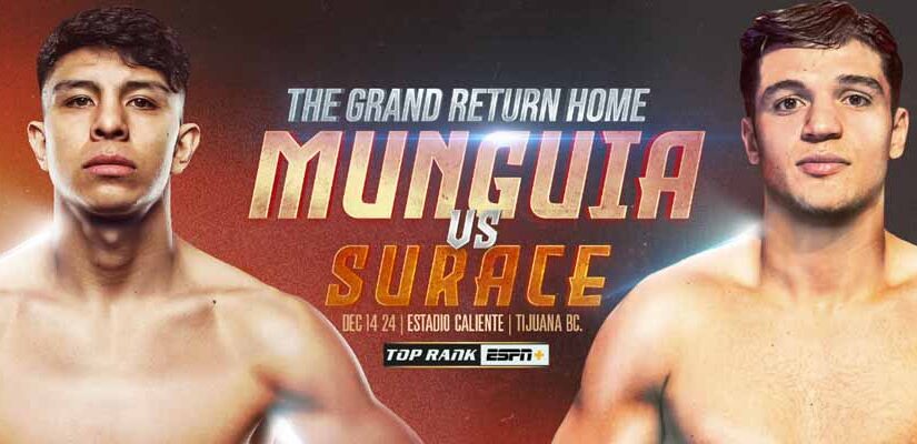 December Boxing Fight Tonight with Mungia and Akhmadaliev in Action on Saturday