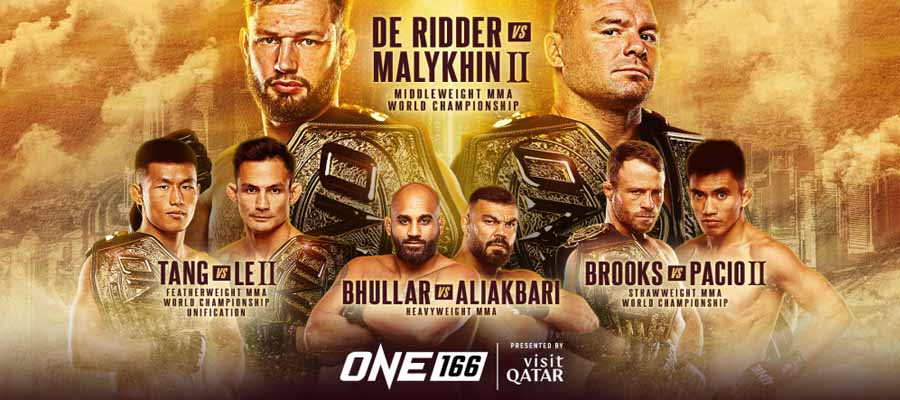 2024 ONE 166: De Ridder vs. Malykhin 2 Betting Analysis for Each Bout
