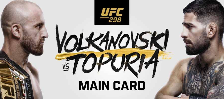 UFC 298: Volkanovski vs. Topuria Betting Analysis for the Main Card and Prelims