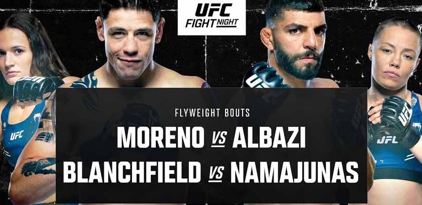 UFC Fight Night: Betting Odds for the Moreno vs Albaz Bout