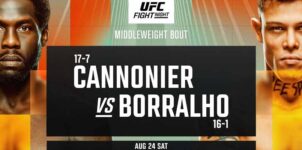 UFC Fight Night Cannonier vs Borralho: Best Online UFC Betting Lines