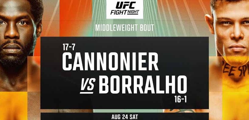 UFC Fight Night Cannonier vs Borralho: Best Online UFC Betting Lines