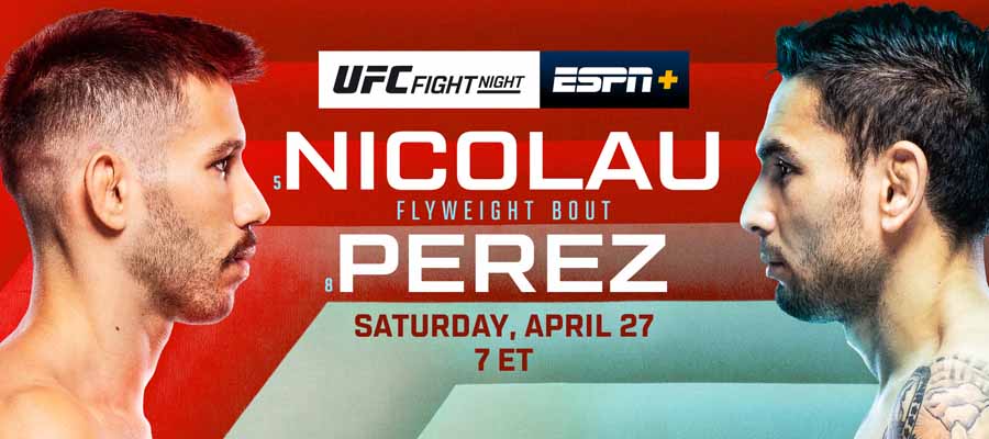 UFC Fight Night Odds: Nicolau vs Perez Pick Plus Betting Preview