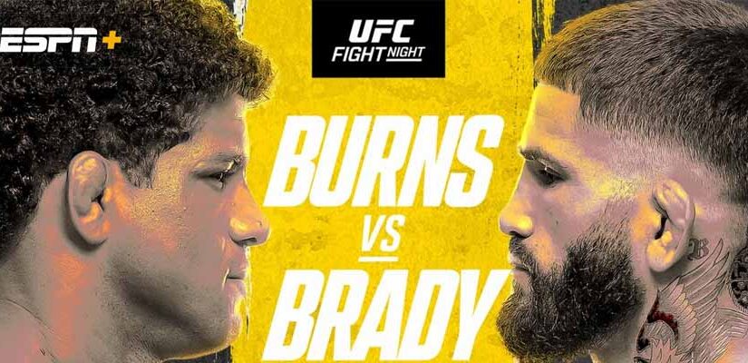 UFC Fight Night: Burns vs Brady Betting Analysis for the Main Card Bouts