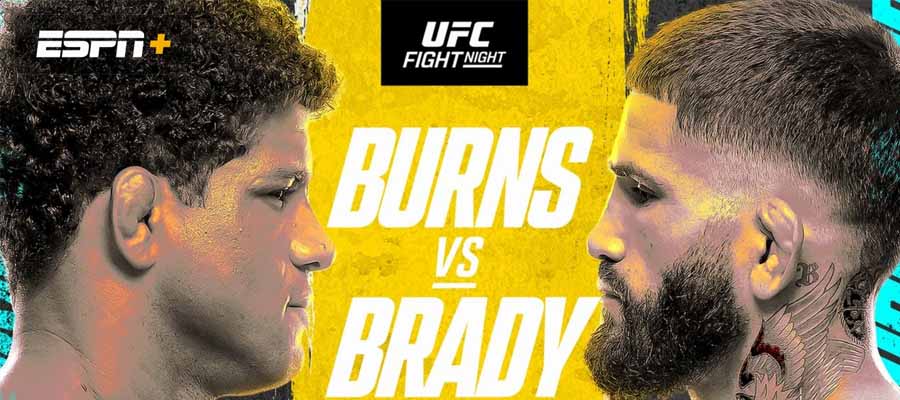 UFC Fight Night: Burns vs Brady Betting Analysis for the Main Card Bouts