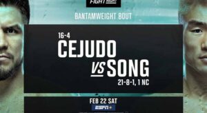 Picks for UFC Fight Night Bouts for Cejudo vs Song Main Event