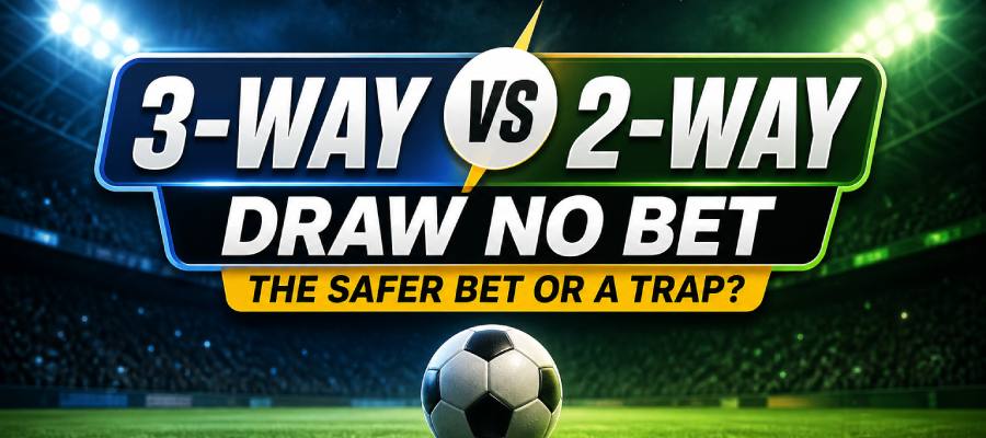 3-Way vs 2-Way Betting: Draw No Bet Explained for Soccer Bettors