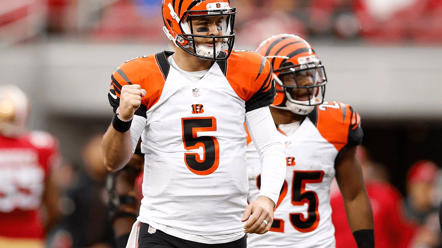AJ McCarron has gone from the bench to starting in a playoff game.