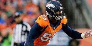 Von Miller records his first sack of the season against Dallas in Week 2.