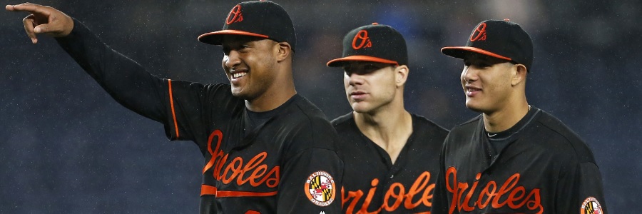 The Orioles are the MLB betting favorites against the Rangers.