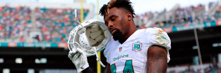 Jarvis Landry is not happy with the Dolphins odds for NFL Week 4.