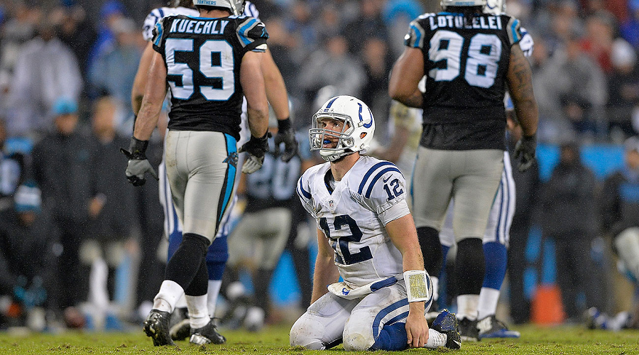 Andrew Luck Colts vs Panthers