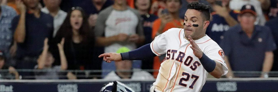 The MLB Spread for Tuesday Night are by the Astros side.