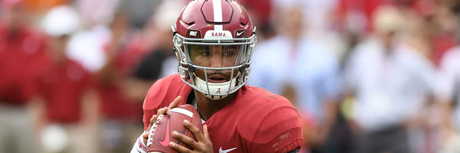 Once again, Alabama comes in as huge NCAAF Week 10 Betting Odds favorite.