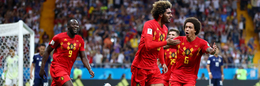 Belgium is slight underdog at the 2018 World Cup Quarterfinals Odds against Brazil.