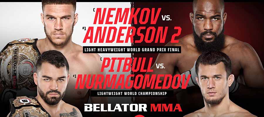 Bellator 288 Nemkov Vs Anderson 2 Betting Lines & Picks for Each Fight