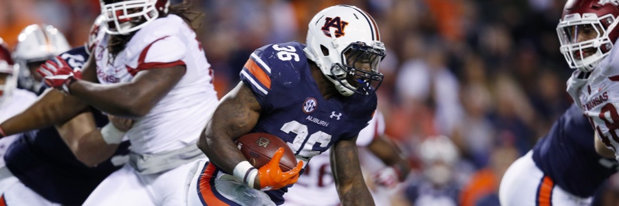 A college football betting win for Auburn Tigers may keep them in the hunt in the West.