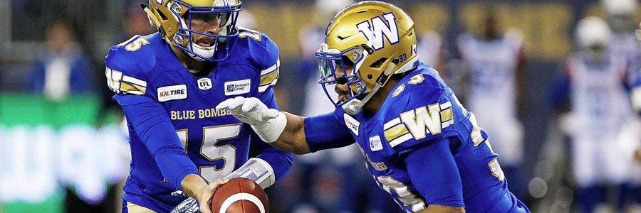 The Blue Bombers are among the 2019 CFL Betting favorites.