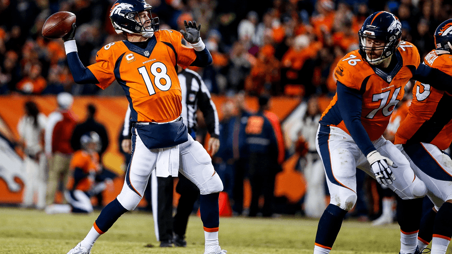 Peyton Manning will be looking to continue his playoff legend by taking Denver to the championship.