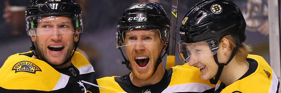 The NHL Odds are favoring the Bruins against the Penguins.