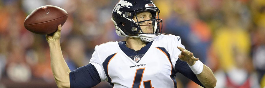 Case Keenum will debut as the Broncos starting QB against the Seahawks.