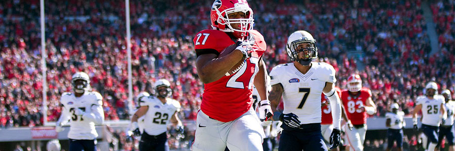 Nick Chubb is one of the reasons for you to bet on Georgia during the NCAAF Playoff.