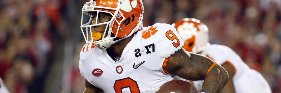 The Tigers are huge favorites to beat the Bulldogs in their NCAAF Week 12 mismatch.
