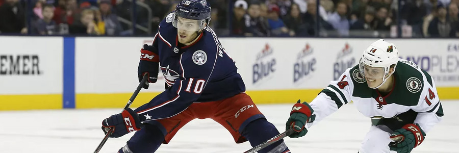 The Blue Jackets come in as the NHL Odds favorite against the Capitals.