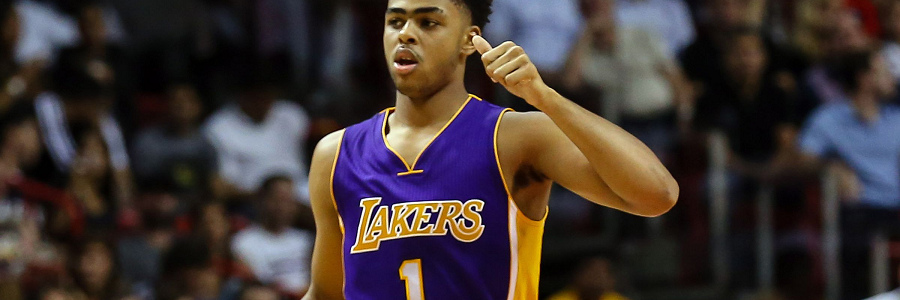 D'Angelo Russell - Los Angeles Clippers vs Los Angeles Lakers NBA Odds Preview