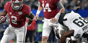 Derrick Henry had a walk in the park kind of game vs the Spartans.