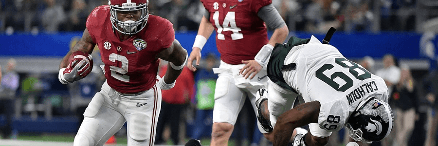 Derrick Henry had a walk in the park kind of game vs the Spartans.