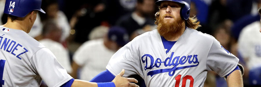 Dodgers are favorites at the MLB Odds for Wednesday Night vs Cubs.