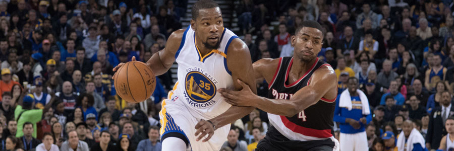 NBA Odds & Game Preview: Portland at Golden State.