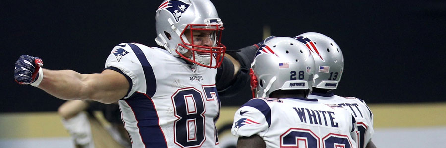 The Patriots come in as AFC Divisional Round Betting favorites against the Chargers.