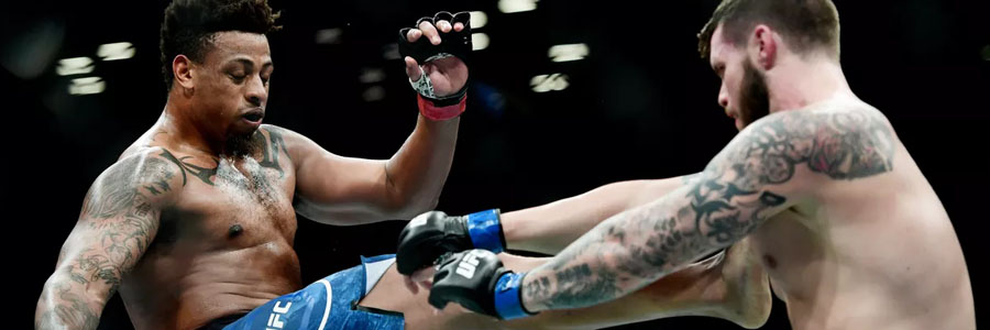 Greg Hardy is one of the UFC Betting favorites for UFC on ESPN 3.