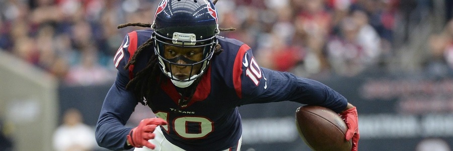 DeAndre Hopkins and the Texans are into Week 4 as underdogs.