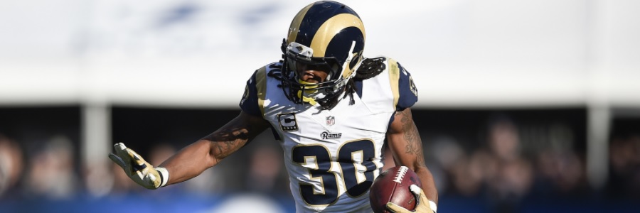 Todd Gurley is looking better. He comes from a 88 YDS/1 TD against Washington.