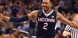 Jalen Adams has become somewhat of a hero for UConn this tournament.