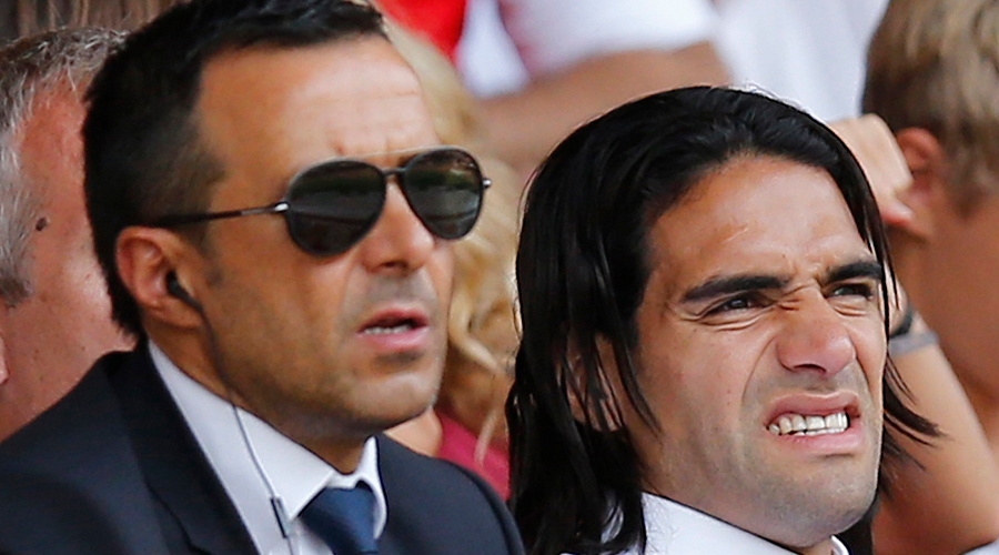 Jorge Mendes and Falcao