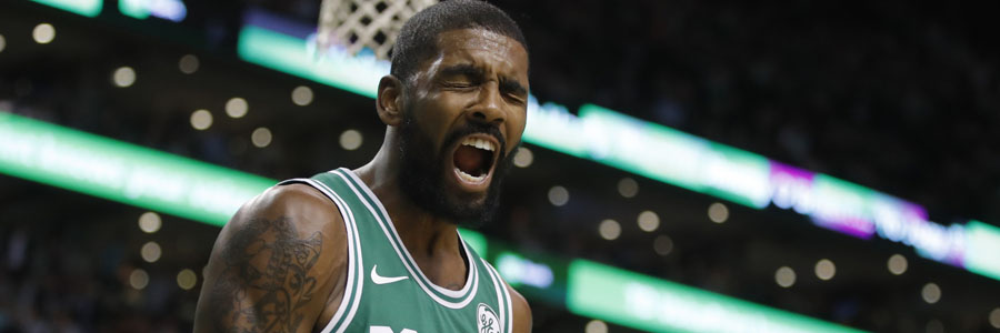 Kyrie Irving and the Celtics are looking good according to the latest NBA Championship Odds.