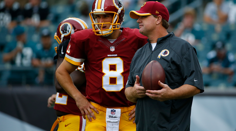 Kirk Cousins and Jay Gruden