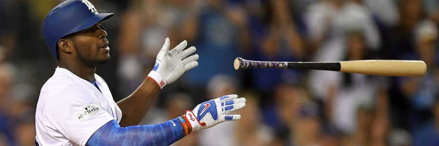 Yasiel Puig and the Dodgers remain as the MLB Odds favorites against the Diamondbacks.