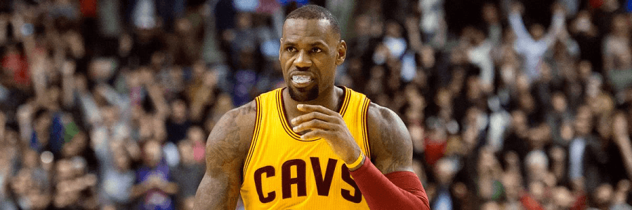 LeBron James and the Cavs should be your NBA Betting Pick against the Raptors.