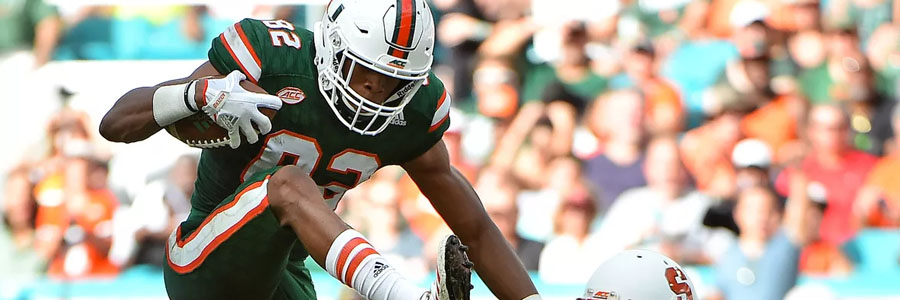 As huge favorites, the Hurricanes should be on your NCAAF Week 9 Parlay ticket.
