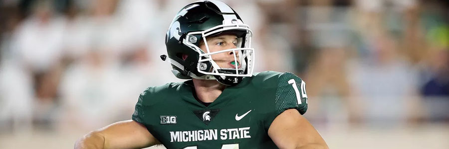 Brian Lewerke and Michigan State are the NCAAF Odds underdog for Week 10.